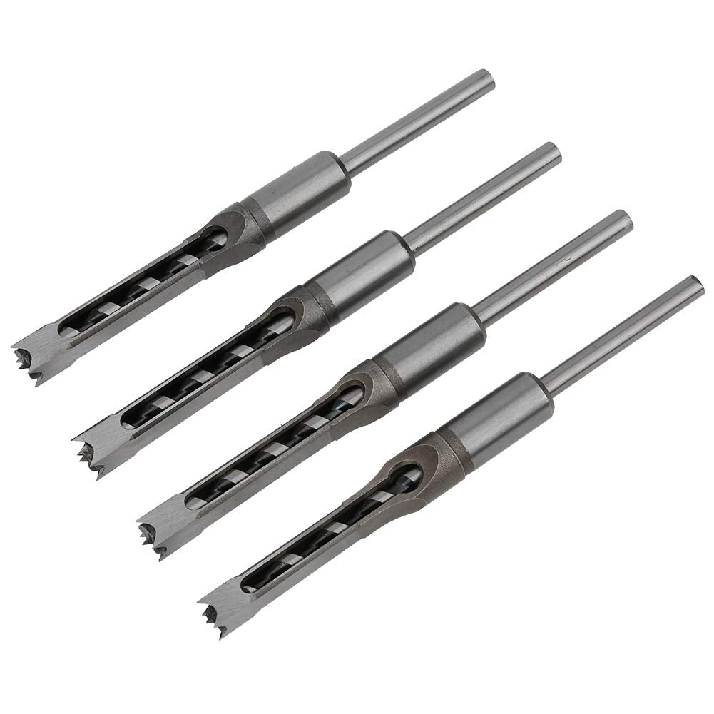 Holzbearbeitung Vierkantbohrer Set Lagerstahl Holzbearbeitung Mortiser Bohrer Holzbohrwerkzeuge Set1