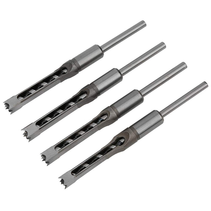 Holzbearbeitung Vierkantbohrer Set Lagerstahl Holzbearbeitung Mortiser Bohrer Holzbohrwerkzeuge Set1