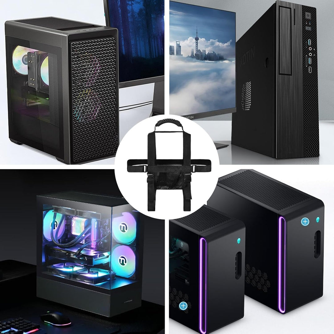 Computertragegurt Tragegurt Tragegurt für Desktop-Computer | Desktop-Computer-Halterung und Turmverk