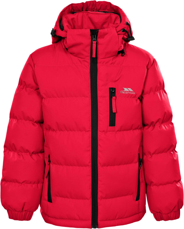 Trespass Jungen Other Jacke 3-4 Jahre Rot, 3-4 Jahre Rot