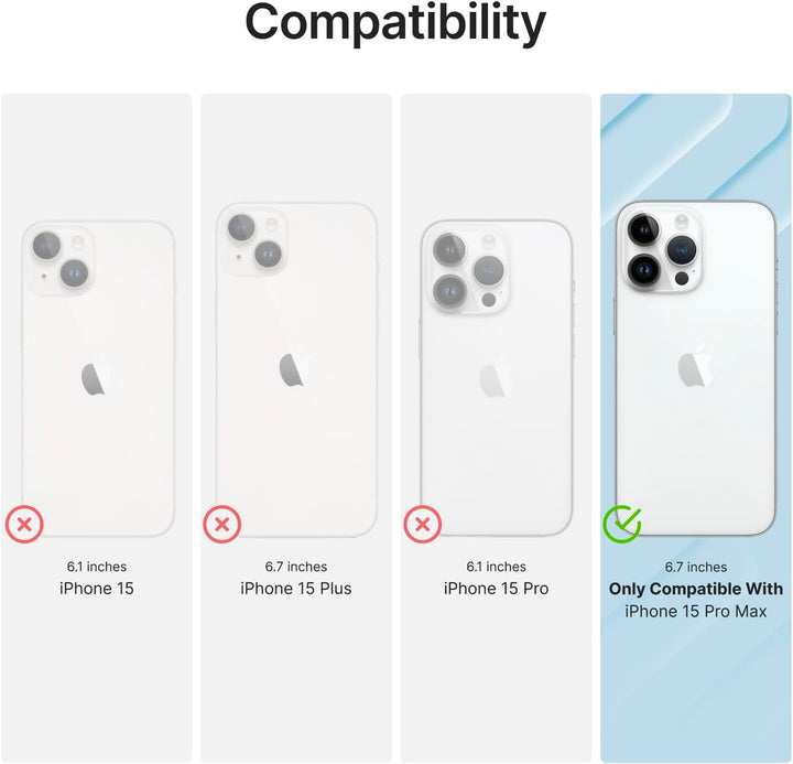 Catalyst Total Protection Case for iPhone 15 Pro Max – 5X More Waterproof iPhone 15 Pro Max Case, Hi
