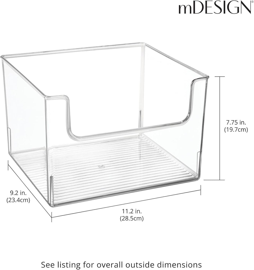 mDesign Aufbewahrungsbox für das Badezimmer – Bad Organizer aus Kunststoff – praktische Badablage fü