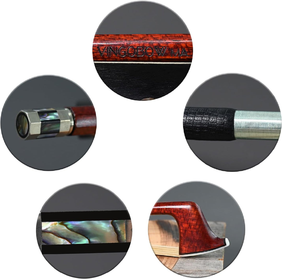 Hybrid Kohlefaser Cellobogen Karbonbogen Carbon Bow Master Level Warm Sound Premium Natürlich Mongol