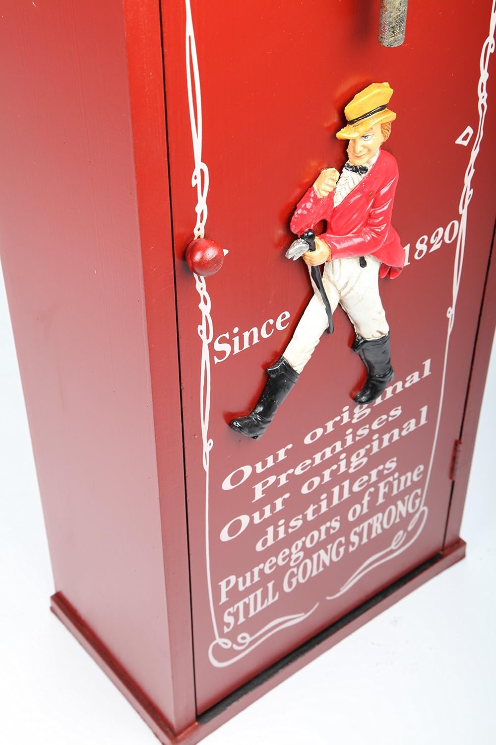 Design-Schrank Whiskey, Retro, rot, 85cm