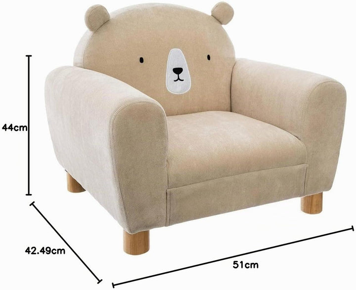 Kindersessel Bär - Beige - Atmosphera créateur d'intérieur cm Beige, cm Beige