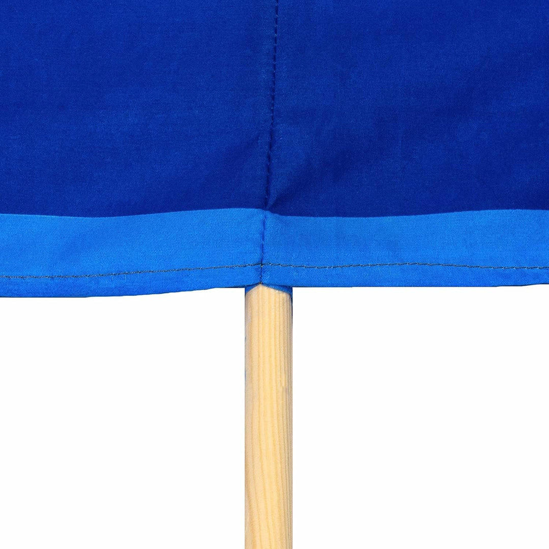 SILUK Strand Windschutz Sichtschutz 12m Blau, 12m Blau