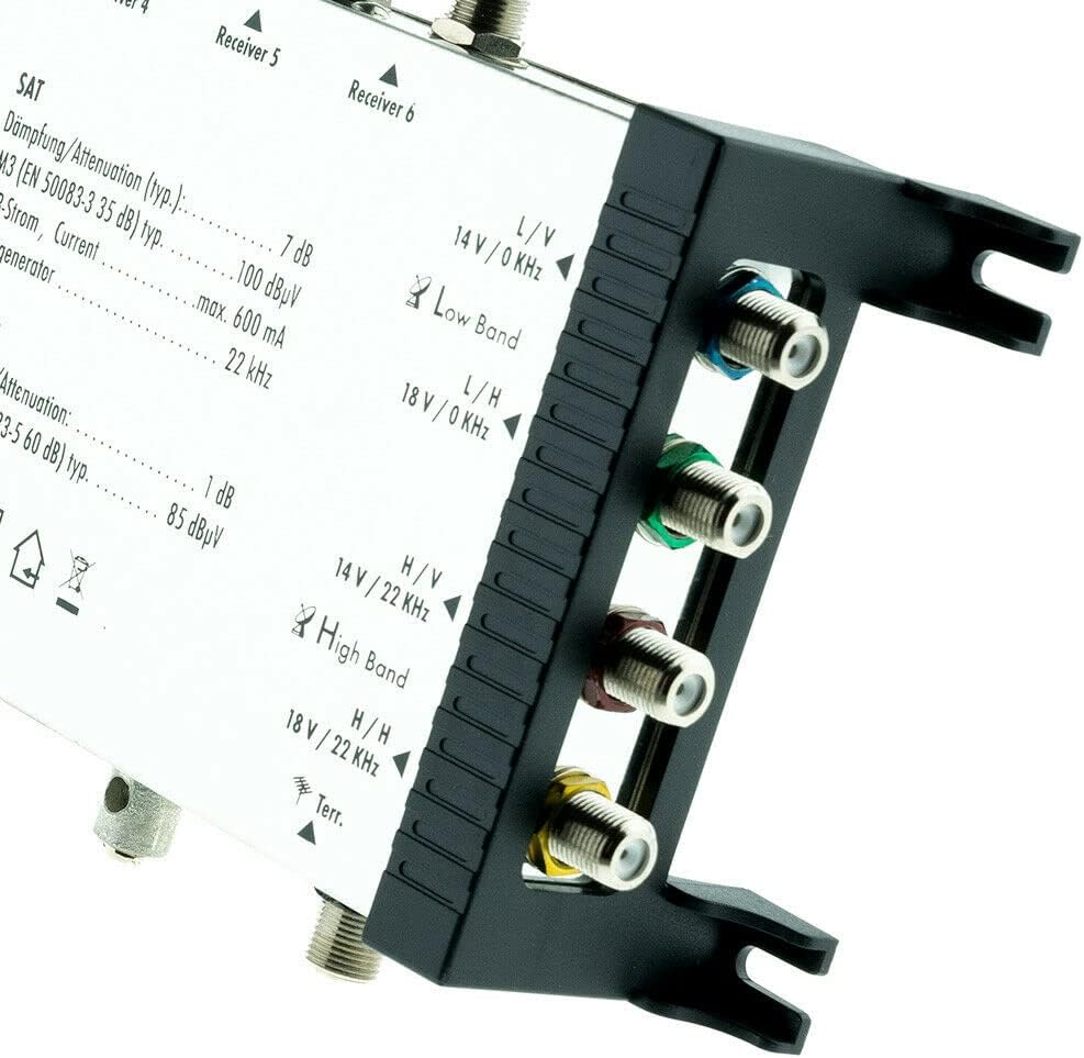 Vivanco SAT Multischalter 5/8 digital