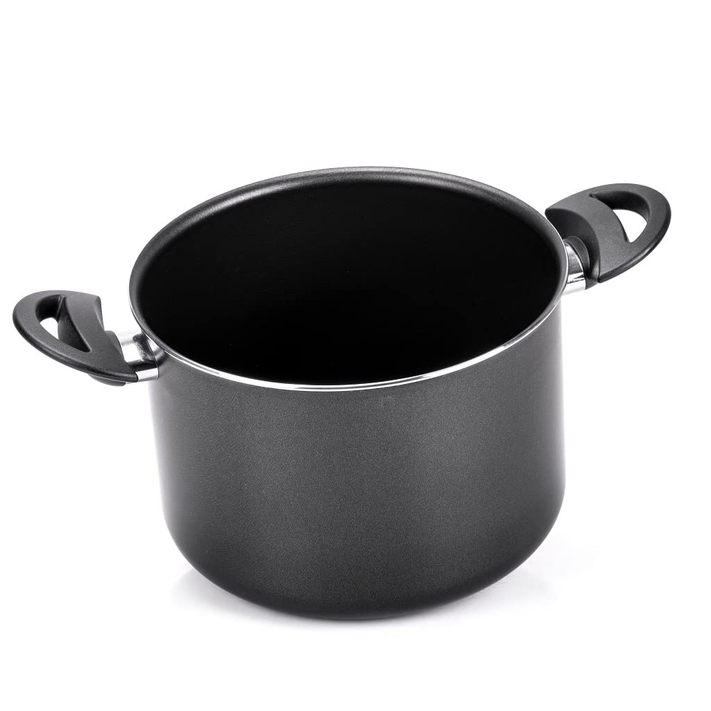 Moneta Gea Topf mit 2 Griffen, 22 cm, Aluminium, 100% recycelt, für jede Kochplatte inklusive Indukt