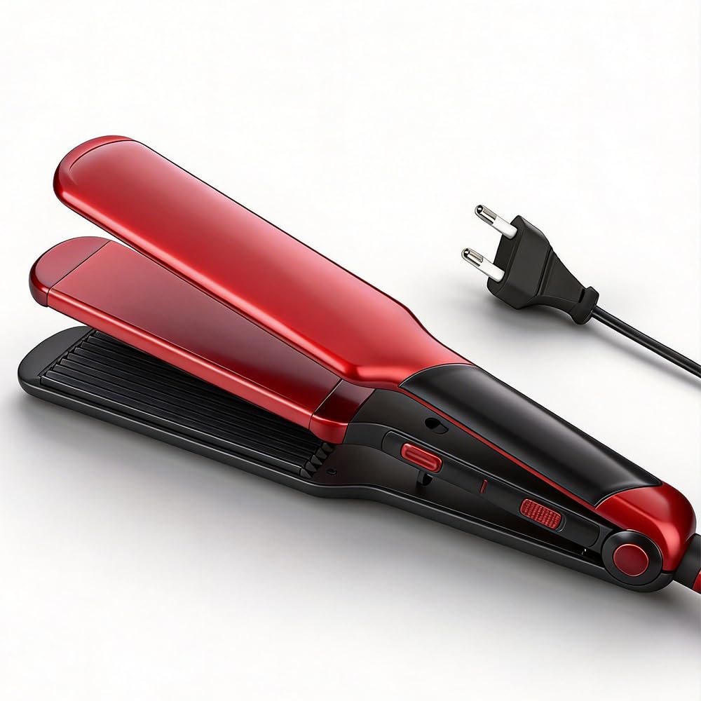 2 in 1 Glätteisen Kreppeisen, Pengrity Crimper Hair, Haarglätter, Schnellaufheizung, Haar Glätteisen