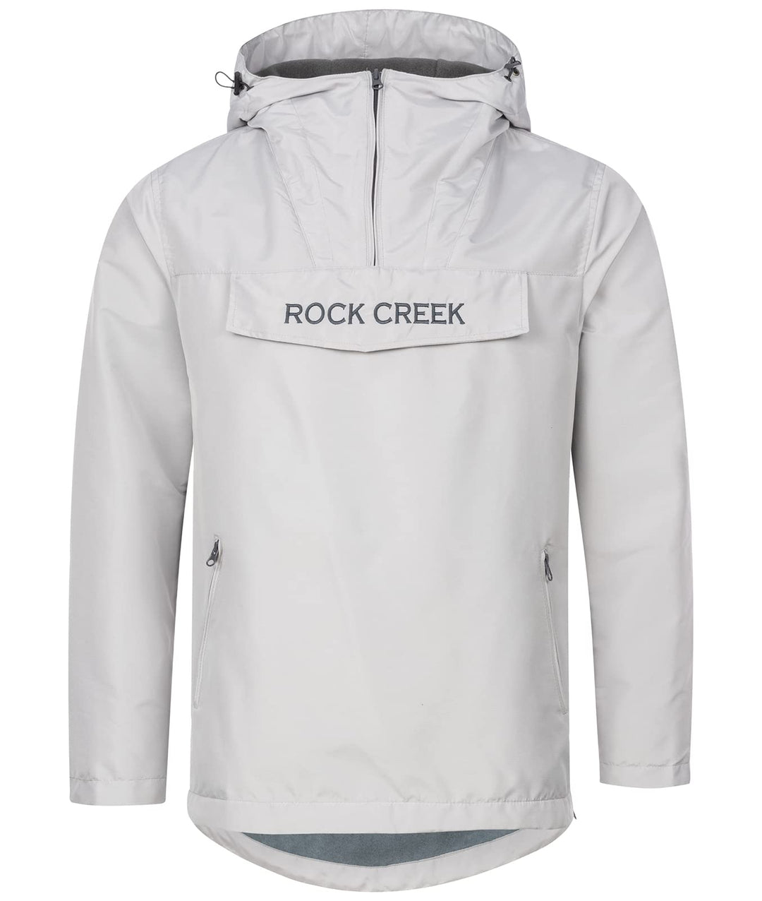 Rock Creek Herren Windbreaker Jacke Anorak H-295 XL Grau, XL Grau