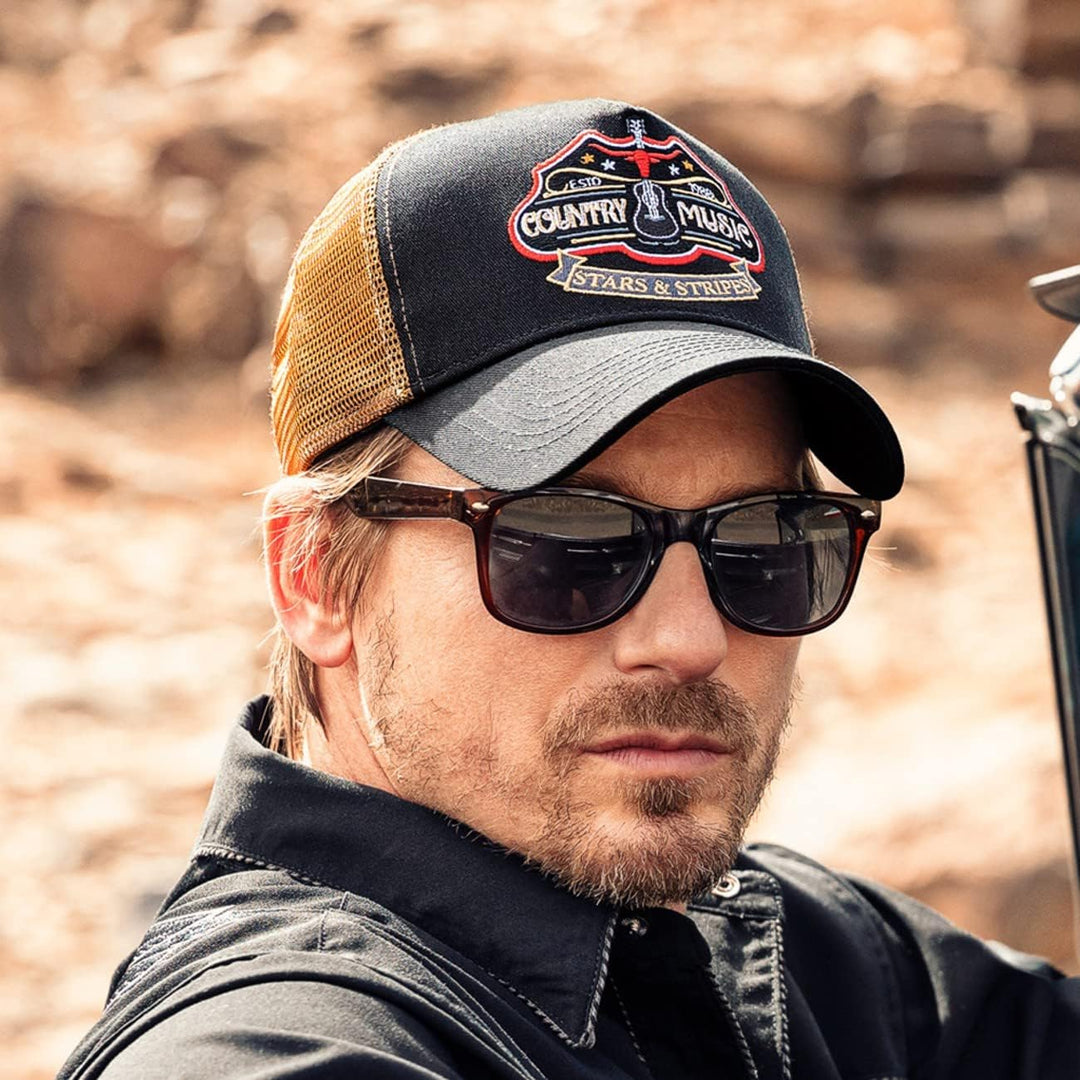 STARS & STRIPES Basecap Westerncap Truckercap Cap »Country Music«