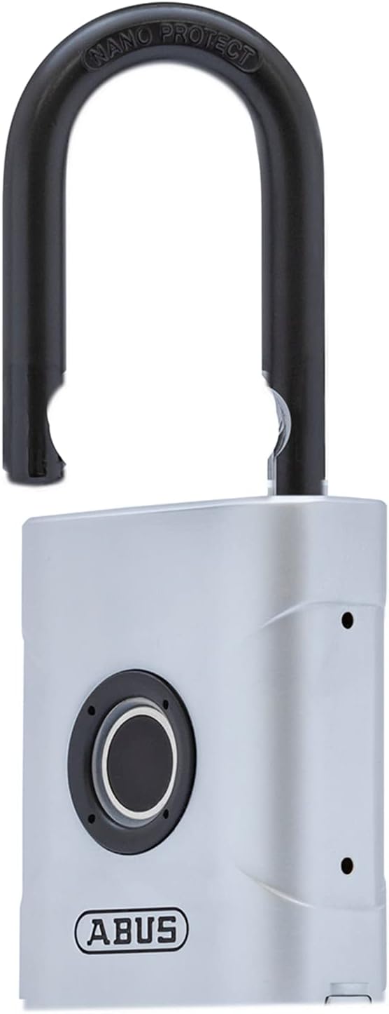 ABUS Touch 57/50 Fingerabdruck-Schloss - schlüsselloses, wetterfestes Vorhängeschloss - IP66 & IP68.