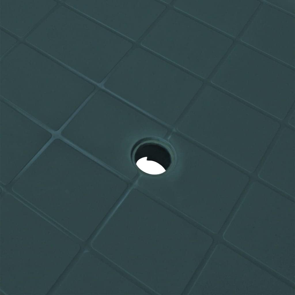 vidaXL Gartentisch Grün Kunststoff Terrassentisch Campingtisch Balkontisch 101 x 68 x 72 cm Grün, 10