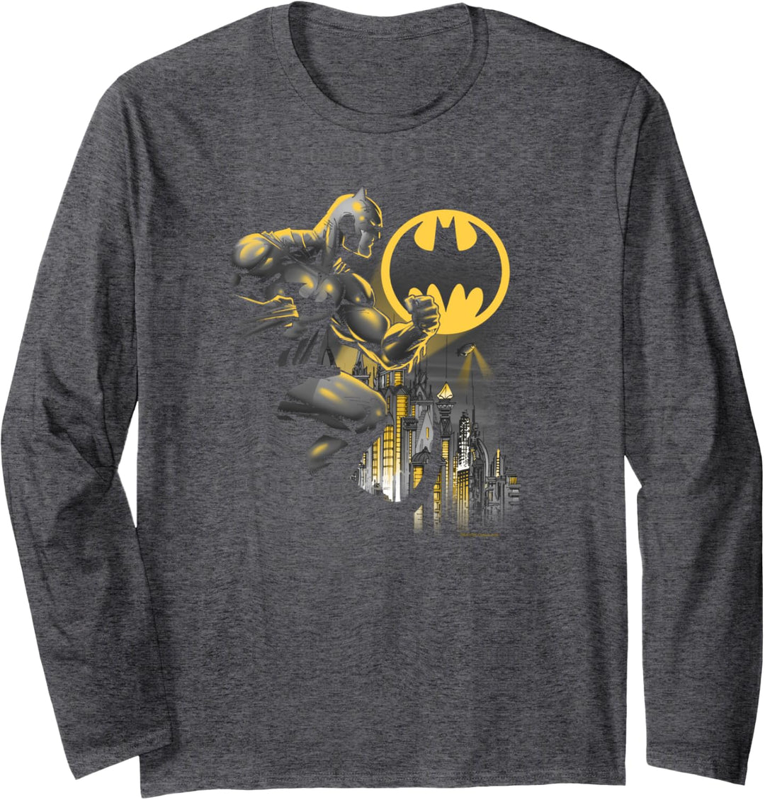 Batman Bat Signal Langarmshirt