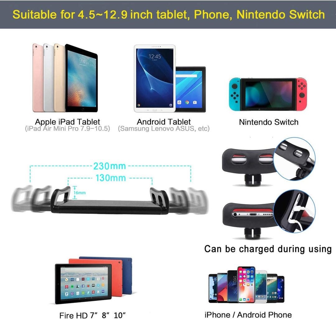 Tablet Halterung Stativ - Höhenverstellbar bis 65" für iPad Air Mini 6 5 4 3 2, iPad Pro 9.7, 10.5,