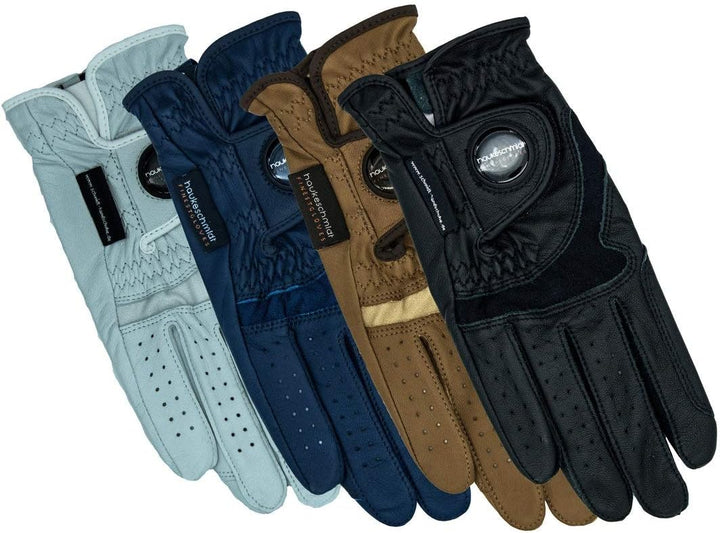 Hauke Schmidt Reithandschuh Arabella Hellbraun Lederhandschuh versch. Grössen Zierknöpfe sehr griffi