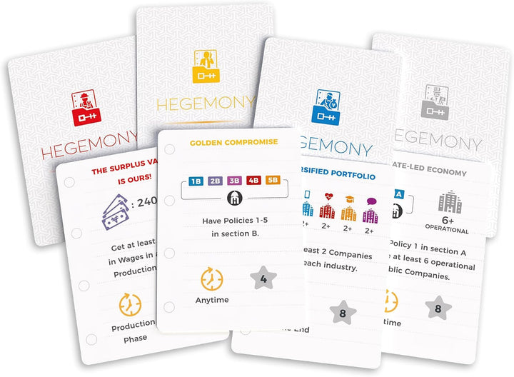Hegemony Lead Your Class to Victory – Crisis &amp; Control | Expansion | Unique Asymmetric Card Driven G