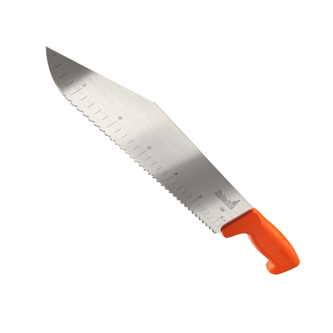 Hultafors Dämmstoffmesser aus japanischem Karbonstahl I 300mm x 50mm Klinge I I Inkl. Klingenschutz