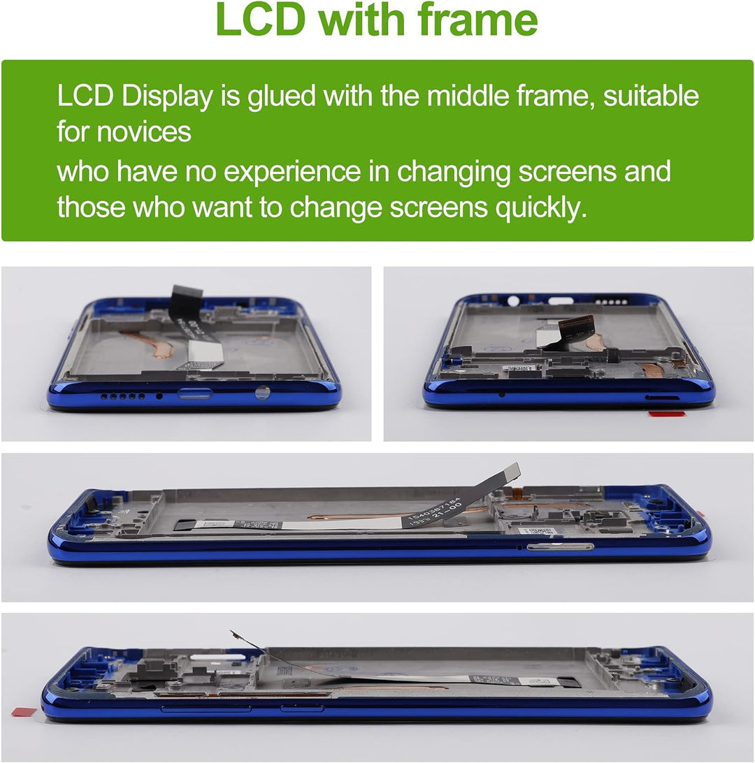 SwarKing LCD Display kompatibel mit Redmi Note 8 Pro, 2015105, M1906G7I, M1906G7G Touch Screen Digit