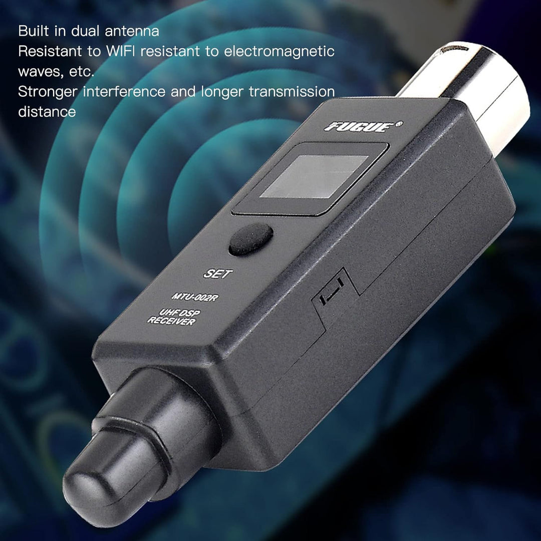 Kabelloses Mikrofonsystem, Kabelloser XLR-Sender und -Empfänger, Kabelloses 2,4-GHz-Mikrofonsystem f