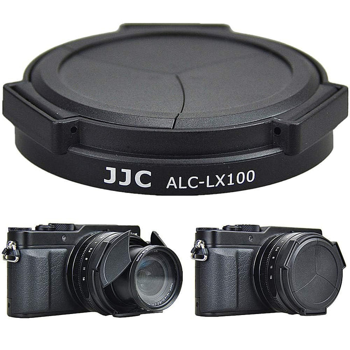 JJC Spezial Automatik Objektivdeckel für Panasonic DC-LX100II, Lumix DMC-LX100, Leica D-LUX (Typ 109