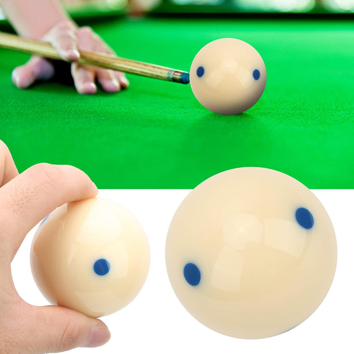 Alomejor Dot-Spot-Queueball Billard-Übungs-Trainings-Queueball Wählen Sie Rot oder Blau, um Ihre Bil