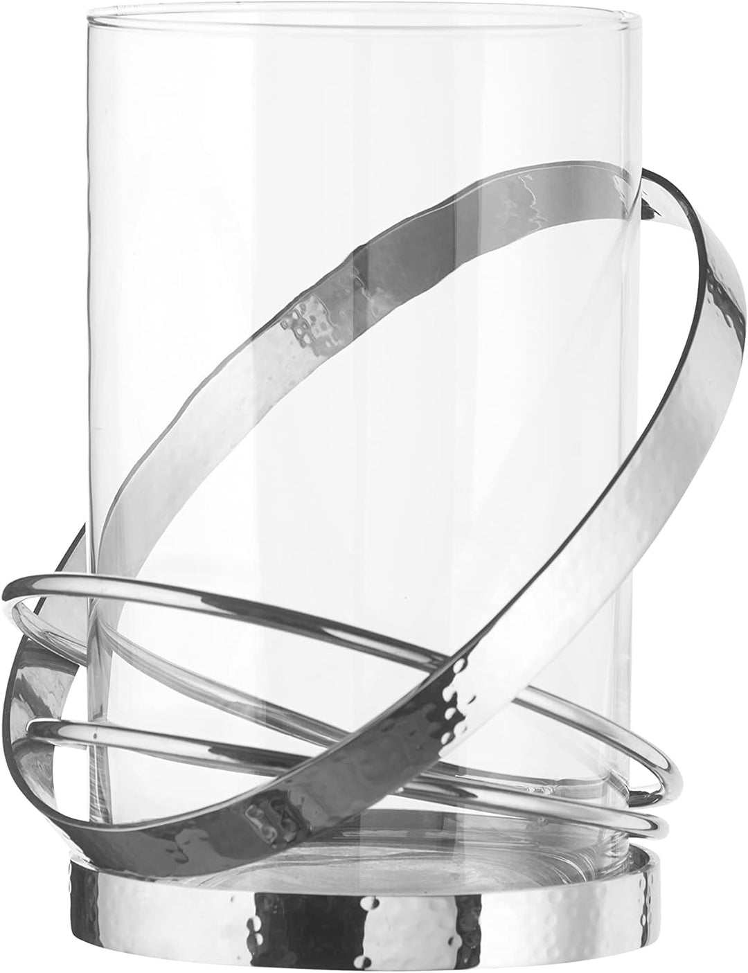 Yvette/Windlicht mit Glas, vernickelt, GEH.