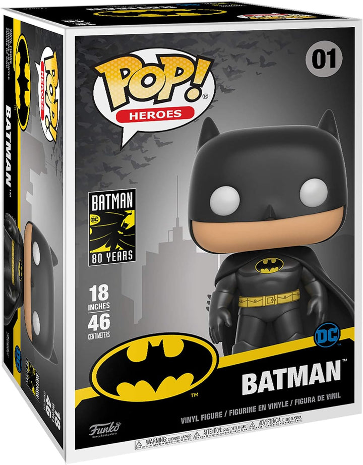 Funko Pop! Heroes: DC - 18" Batman - DC Comics - Vinyl-Sammelfigur - Geschenkidee - Offizielle Hande