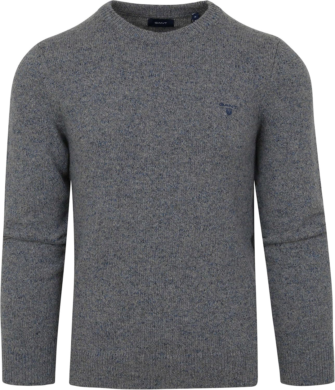 GANT Pullover Wolle Melange Grau - Grösse M - Herren - Bekleidung
