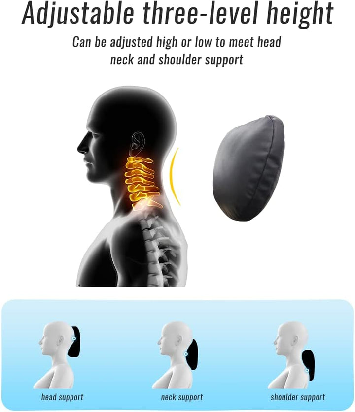 EZUNSTUCK 2Pcs Auto Nackenkissen Kopfstütze，Perfekt für Tesla Fahrzeuge, Gefüllt mit Dupont Sorona F