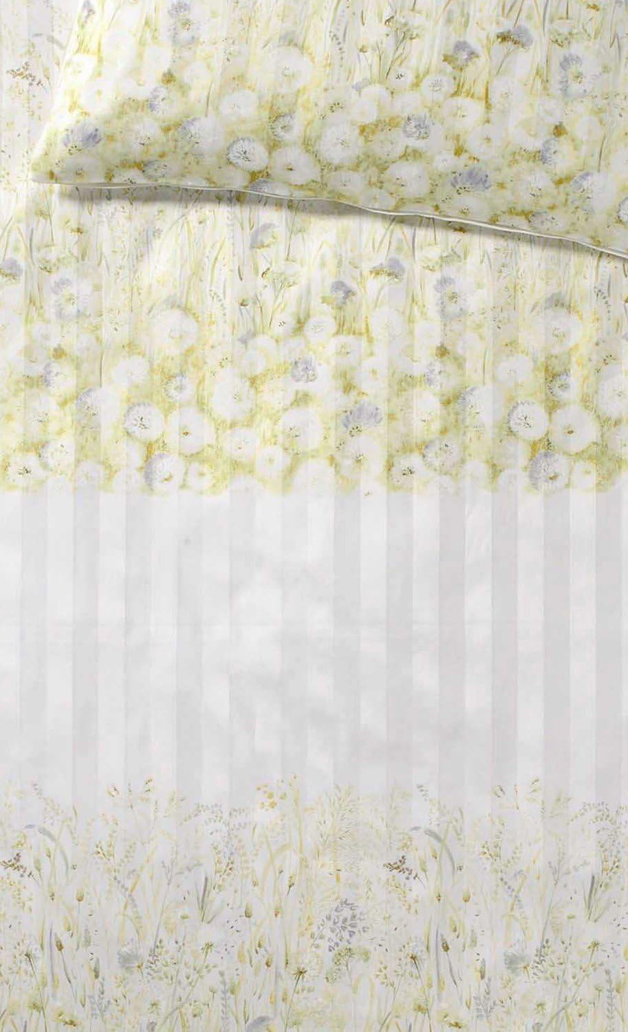 elegante 2164 - Summer-Garden Mako-Satin Bettwäsche - 155x220 + 1 x 80x80 Honig - 3 155x220 + 1x80x8