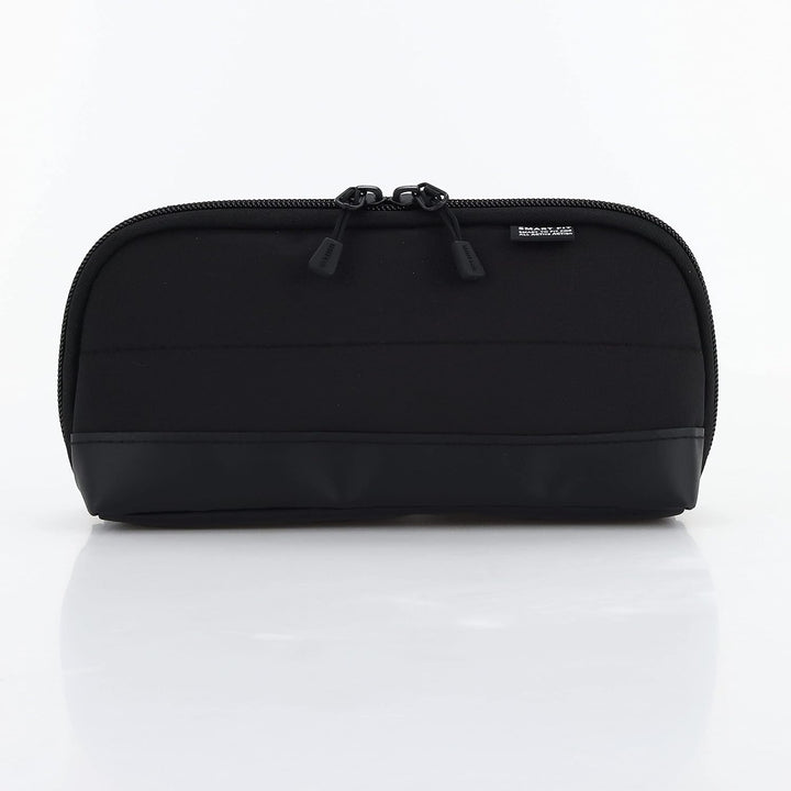 LIHITLAB Smart Fit Stifteetui (Federmäppchen), marineblau, 20,3 x 10,2 cm (A7688-11) Schwarz, Schwar
