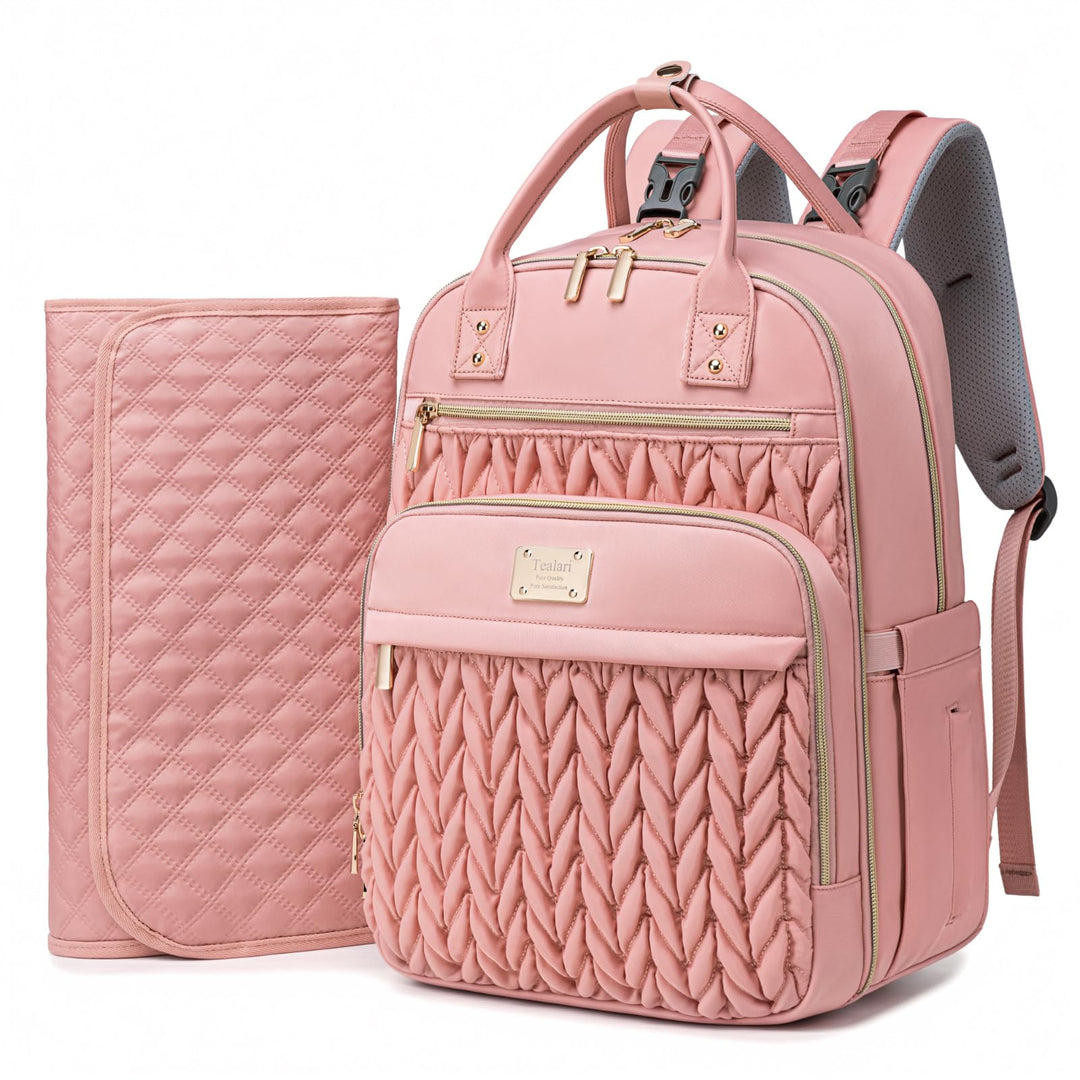 Wickeltaschen-Rucksack, stilvolle Baby-Wickeltasche, wasserdichter Reise-Wickelrucksack mit Wickelun