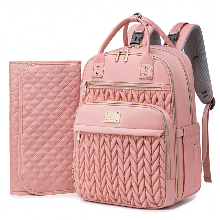 Wickeltaschen-Rucksack, stilvolle Baby-Wickeltasche, wasserdichter Reise-Wickelrucksack mit Wickelun