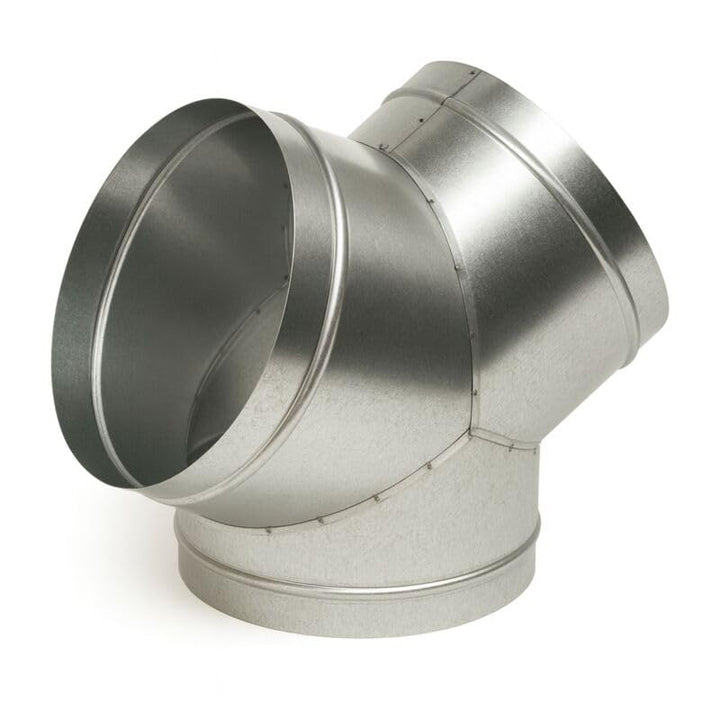 Weedness Y-Stück 125 mm Metall Rohr für Grow Abluft - Rohrlüfter Lüfter Aktivkohlefilter Ablauftschl