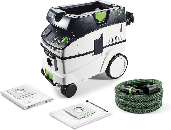 Festool Absaugmobil CTL 26 E AC CLEANTEC (mit High Performance Hauptfilter, SELFCLEAN Filtersack, En