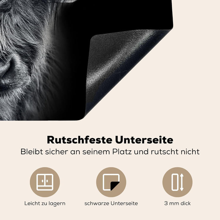 KitchenYeah© Herdabdeckplatte Einteilig Abdeckplatten Cerankochfeld Abdeckung Ceranfeld Herdplattena