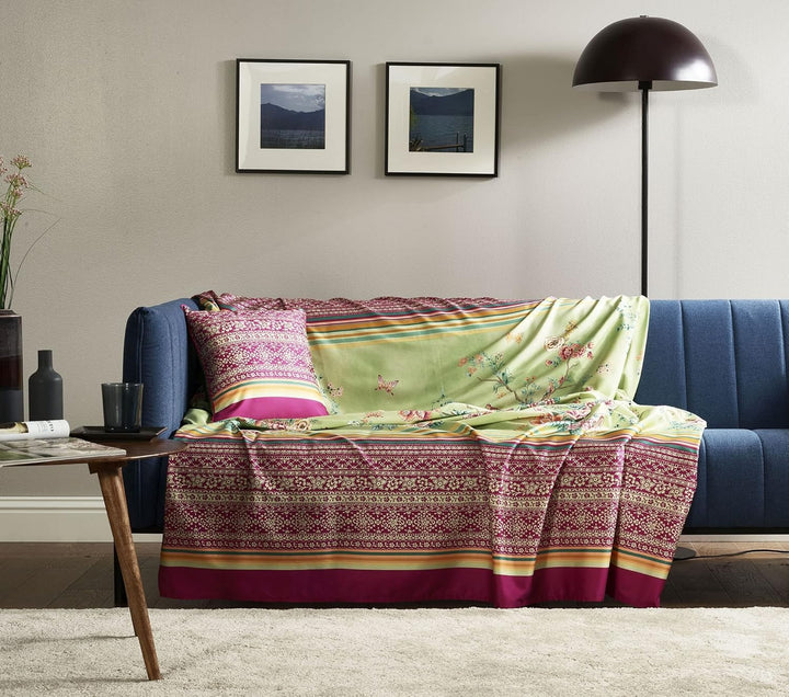 Bassetti Foulard, Baumwolle, GRÜN, 350x270 350x270 Grün, 350x270 Grün