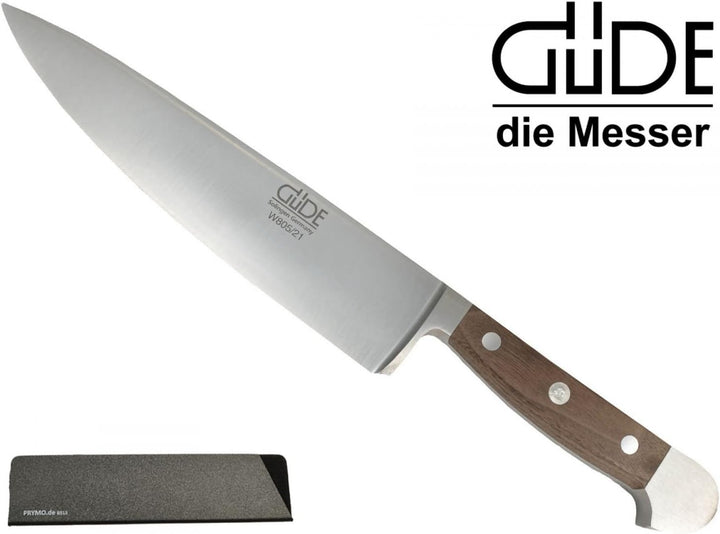 Güde Alpha Walnuss Kochmesser W805/21 Allzweckmesser 21cm rostfrei geschmiedet Kochmesser 21cm 1) Me