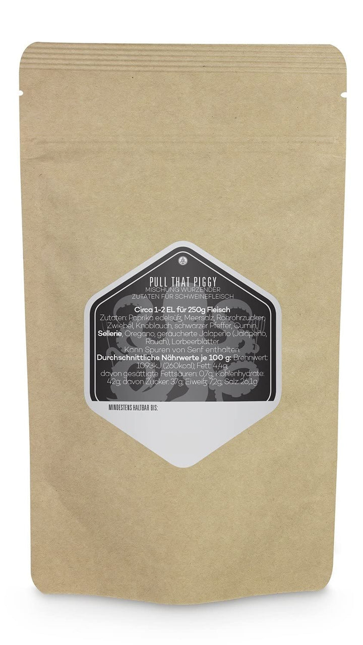 Ankerkraut Pull that Piggy, Pulled Pork BBQ-Rub, Gewürzmischung zum Grillen, 750g im Beutel 750g XXL