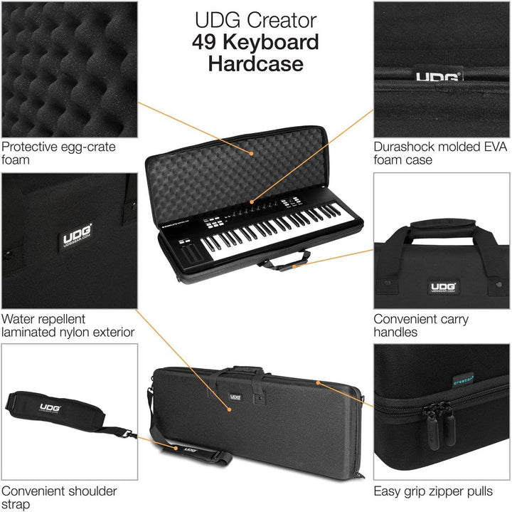 UDG GEAR Creator 49 Keyboard Hardcase Black U8306BL
