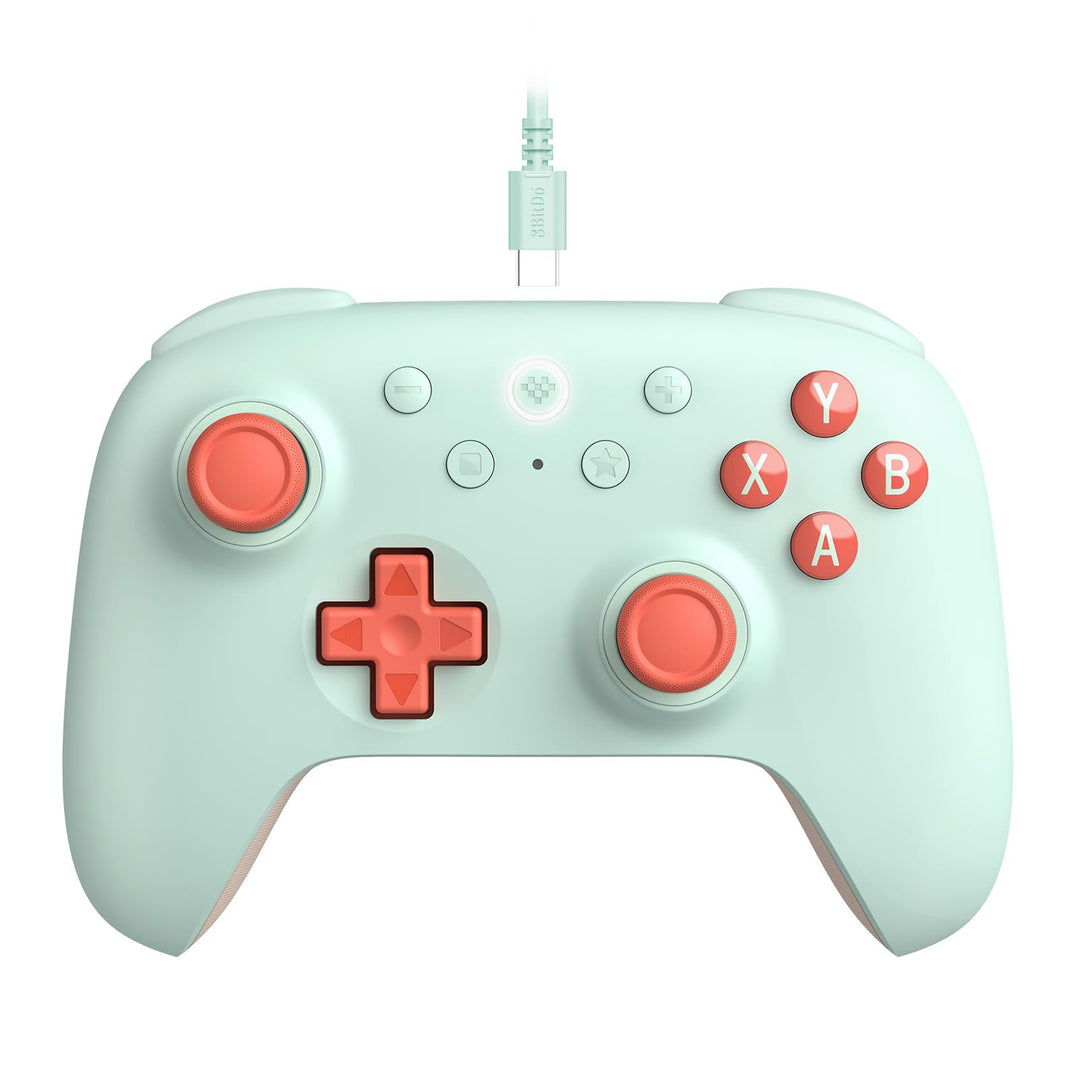 8Bitdo Ultimate 2C Wired Controller for Windows PC and Android, with 1000Hz Polling Rate, Hall Effec