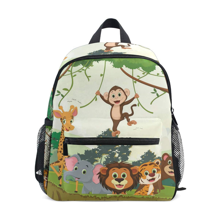Kinderrucksack Jungle Animals Kindergarten Kindergartentasche für Kleinkinder Mädchen Jungen