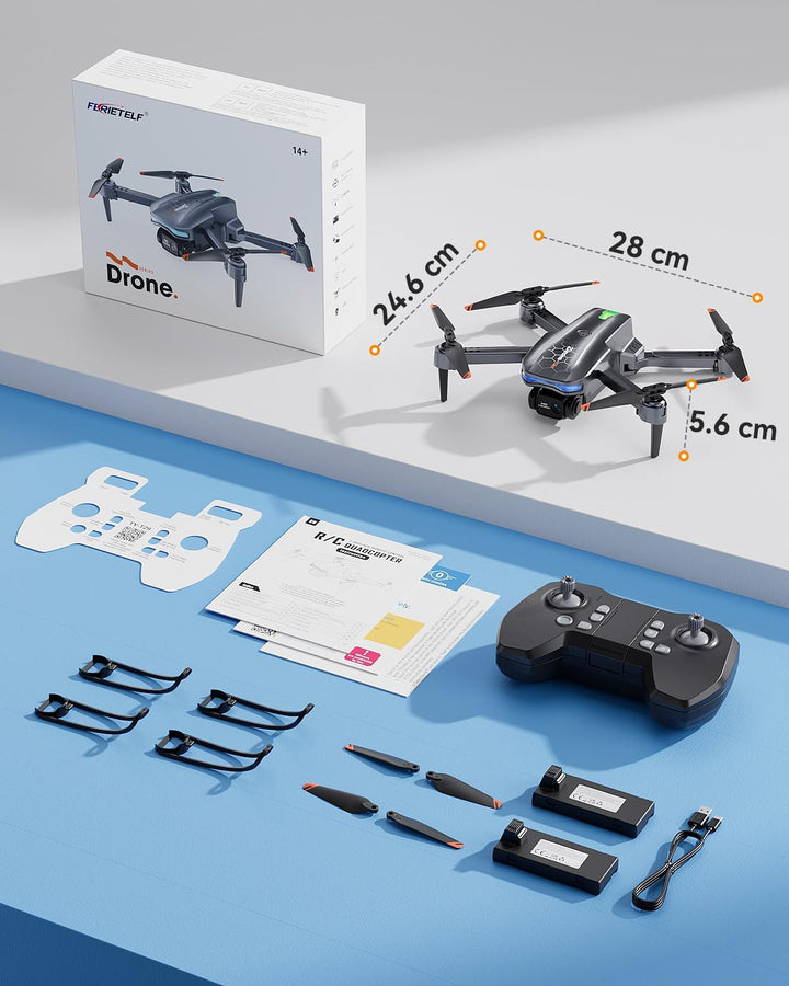 T29 C0 Drohne mit Kamera 1080P HD, Faltbare Mini Drohne für Kinder und Erwachsene, RC Quadrocopter f