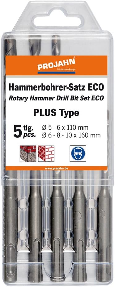 Projahn 83045 Hammerbohrer Rocket 3 SDS-plus 5-teilig