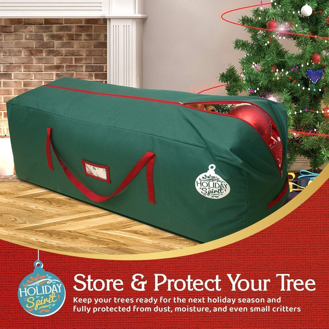 Holiday Spirit Green Christmas Tree Storage Bag - 7 FT…