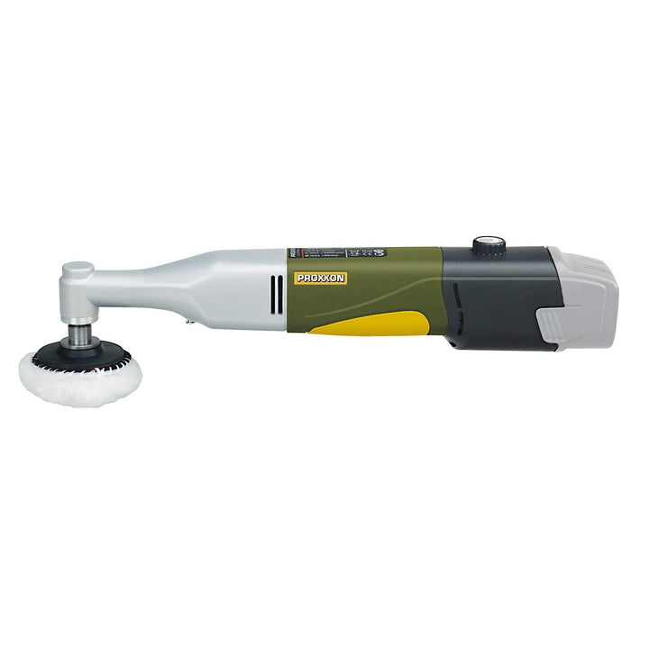 Proxxon 29822 Akku-Winkelpolierer WP/A, 10,8 Volt, einzeln ohne Akku/Ladegerät im Karton