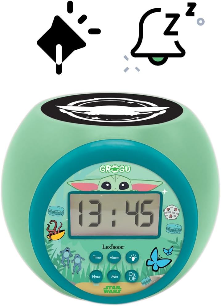 Lexibook, Star Wars, Projektor-Wecker, RL977SWLXB | Deckenprojektion, Timer, LCD-Display, Schlummerf