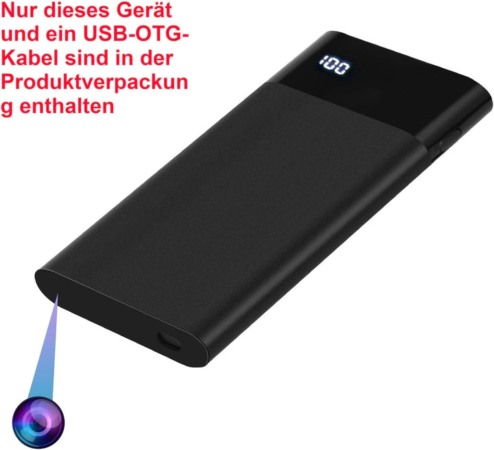 WIWACAM 2K Mini Kamera, 5000mAh Akku, Bewegungsmelder und lokale AI-Erkennung, microSD-Karte Steckpl