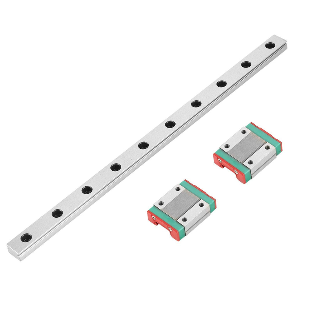 Linearführungsschiene 250 mm MGN12 Miniatur-Linearschienenführungsschiene 12 mm Breite + 2 Stück MGN